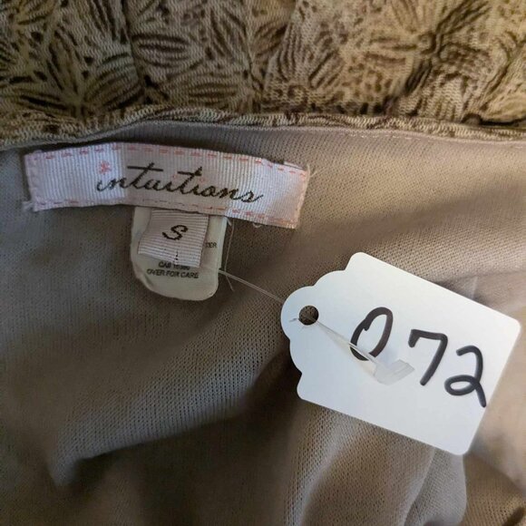 Patterned V-Neck Blouse by Intuitions - Picture 4 of 5